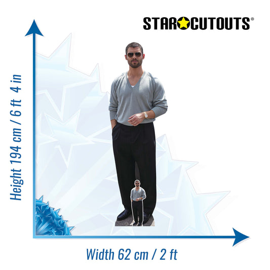 CS1259 David Corenswet Cardboard Cut Out Height 194cm