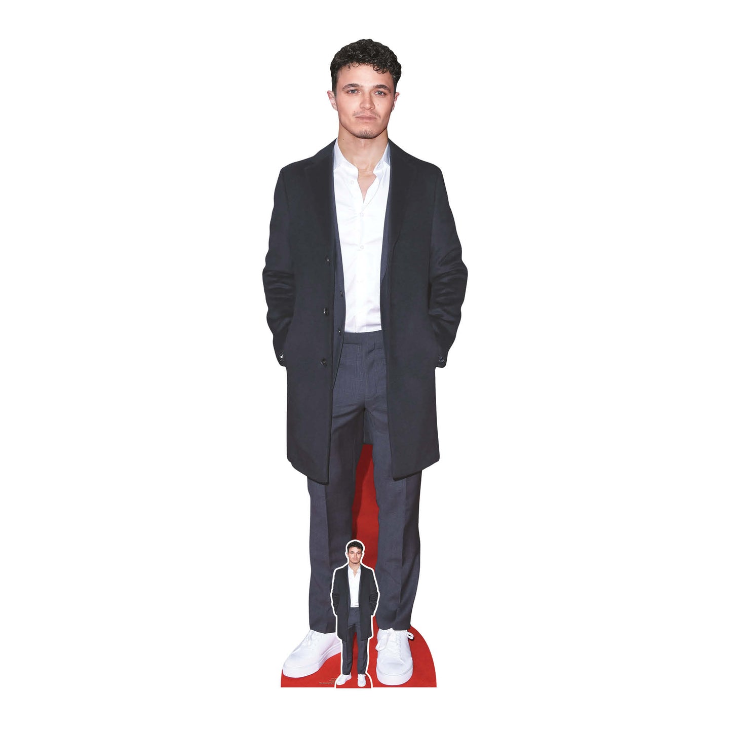 CS1261 Lando Norris Suit  Cardboard Cut Out Height 179cm
