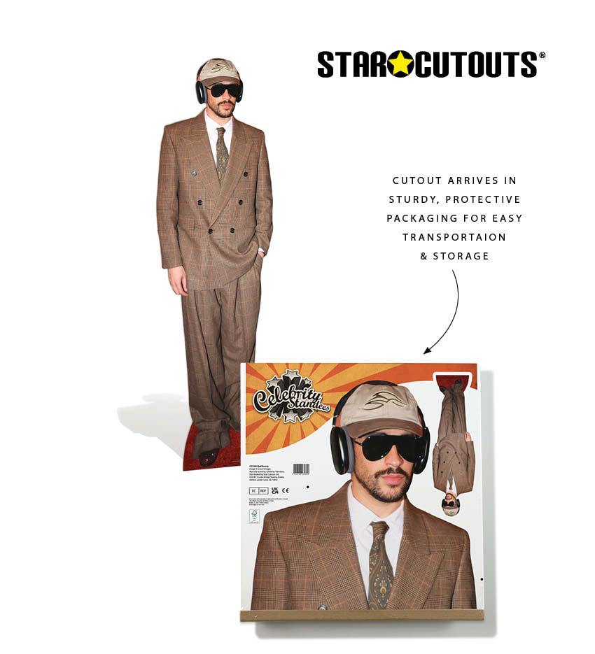 CS1282 Bad Bunny  Cardboard Cutout Height 183cm