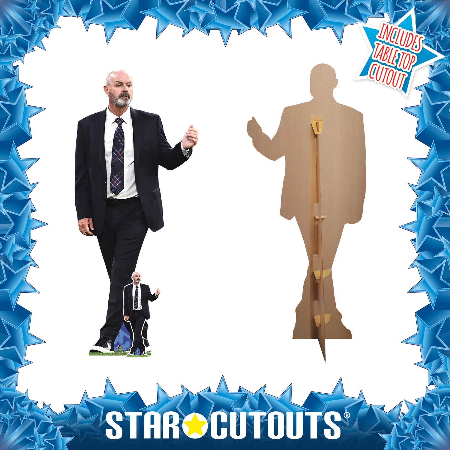 CS1285 Steve Clarke Football Manager Cardboard Cutout Height 179cm
