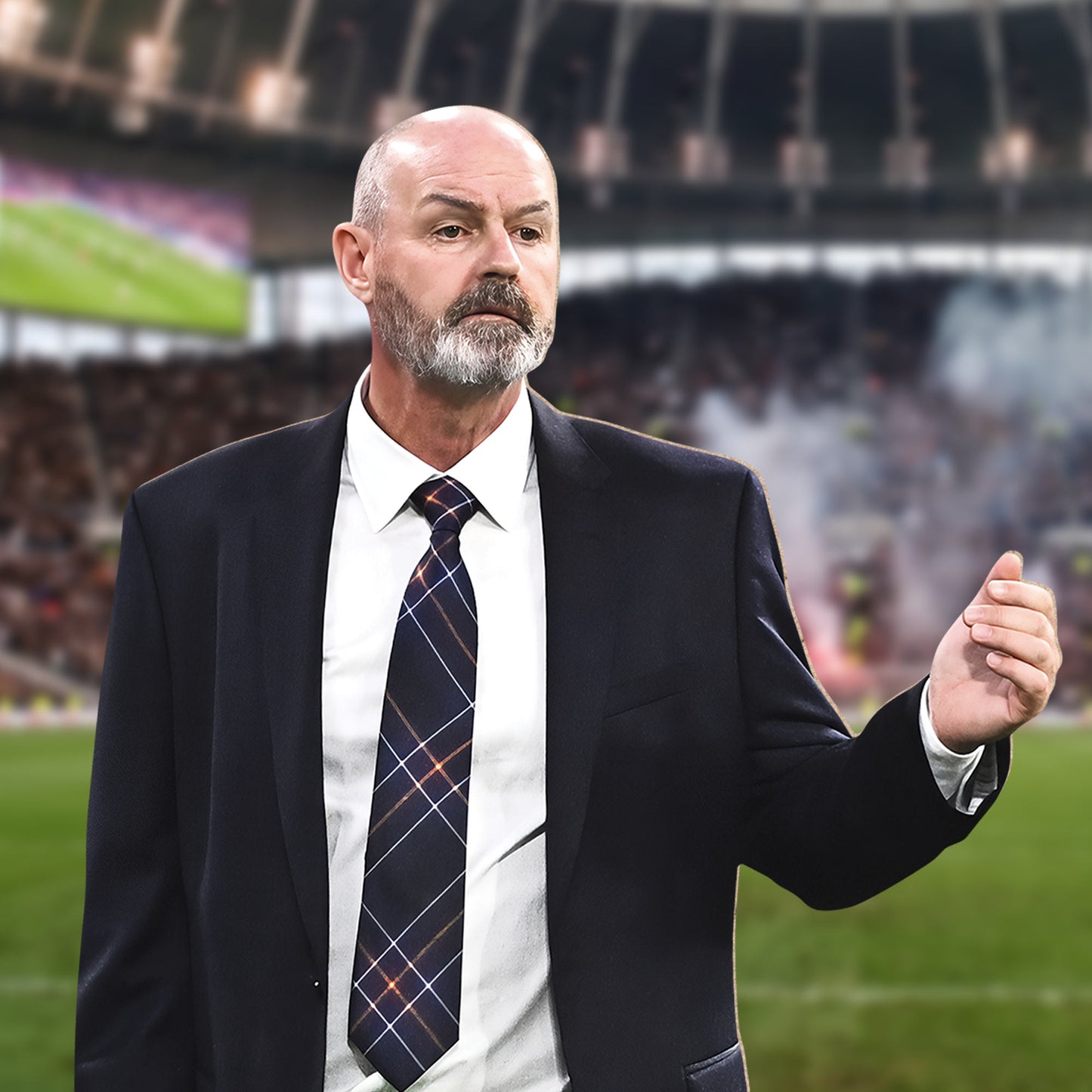 CS1285 Steve Clarke Football Manager Cardboard Cutout Height 179cm