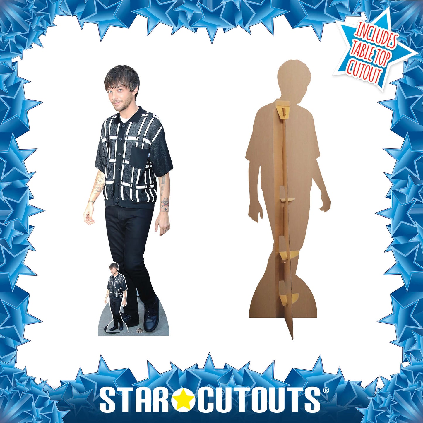 CS1290 Louis Tomlinson Singer Songwriter  Cardboard Cutout Height 173cm