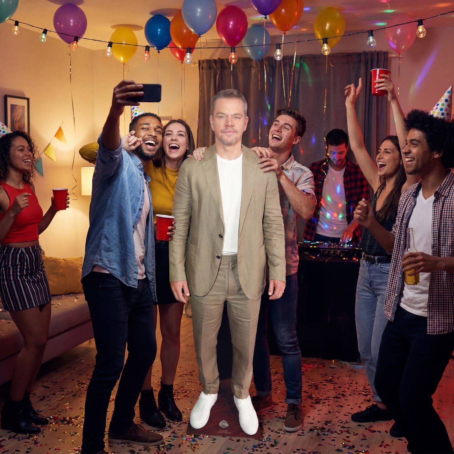 CS1293 Matt Damon Cardboard Cutout Height 179cm
