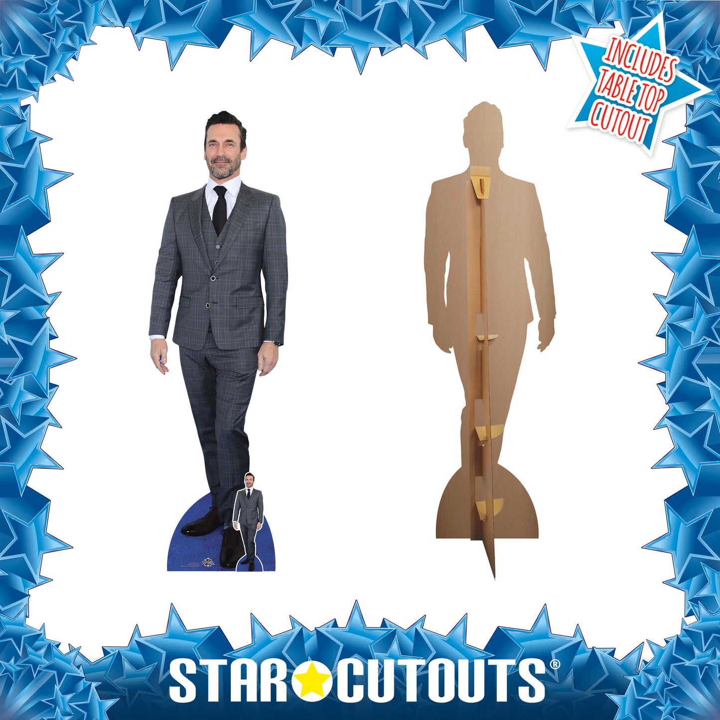 CS1311 Jon Hamm Suit Cardboard Cutout Height 188cm