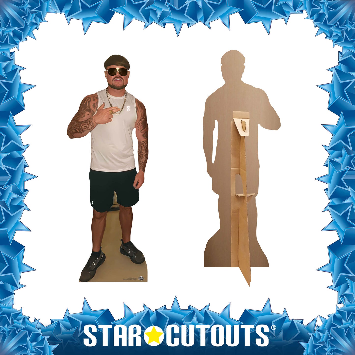 CS1333 Ibiza Final Boss Star Mini Cardboard Cutout