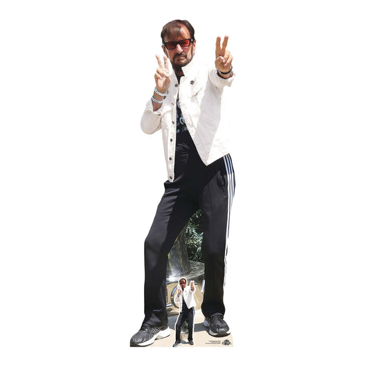 CS1350 Ringo Starr Peace Cardboard Cutout Height 174cm