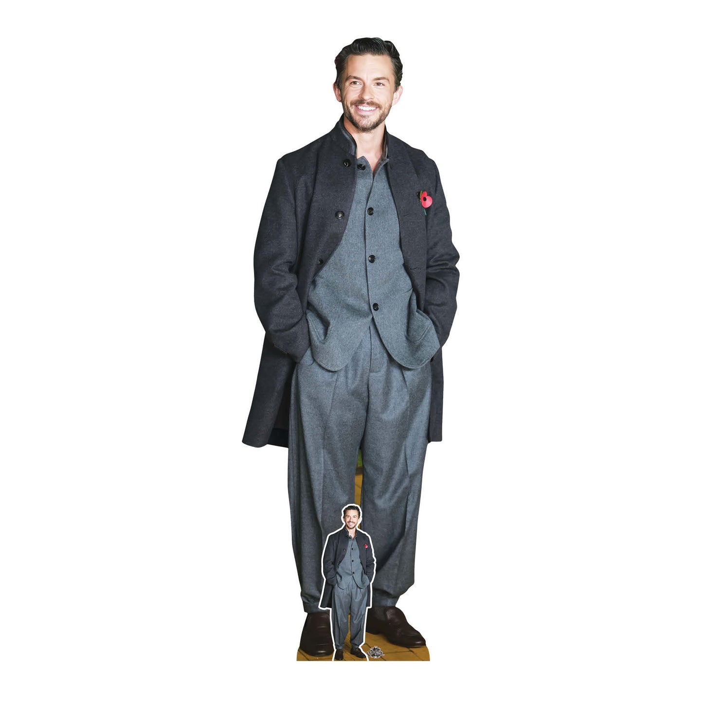 CS1368 Jonathan Bailey (Grey Coat) Cardboard Cut Out Height 181cm