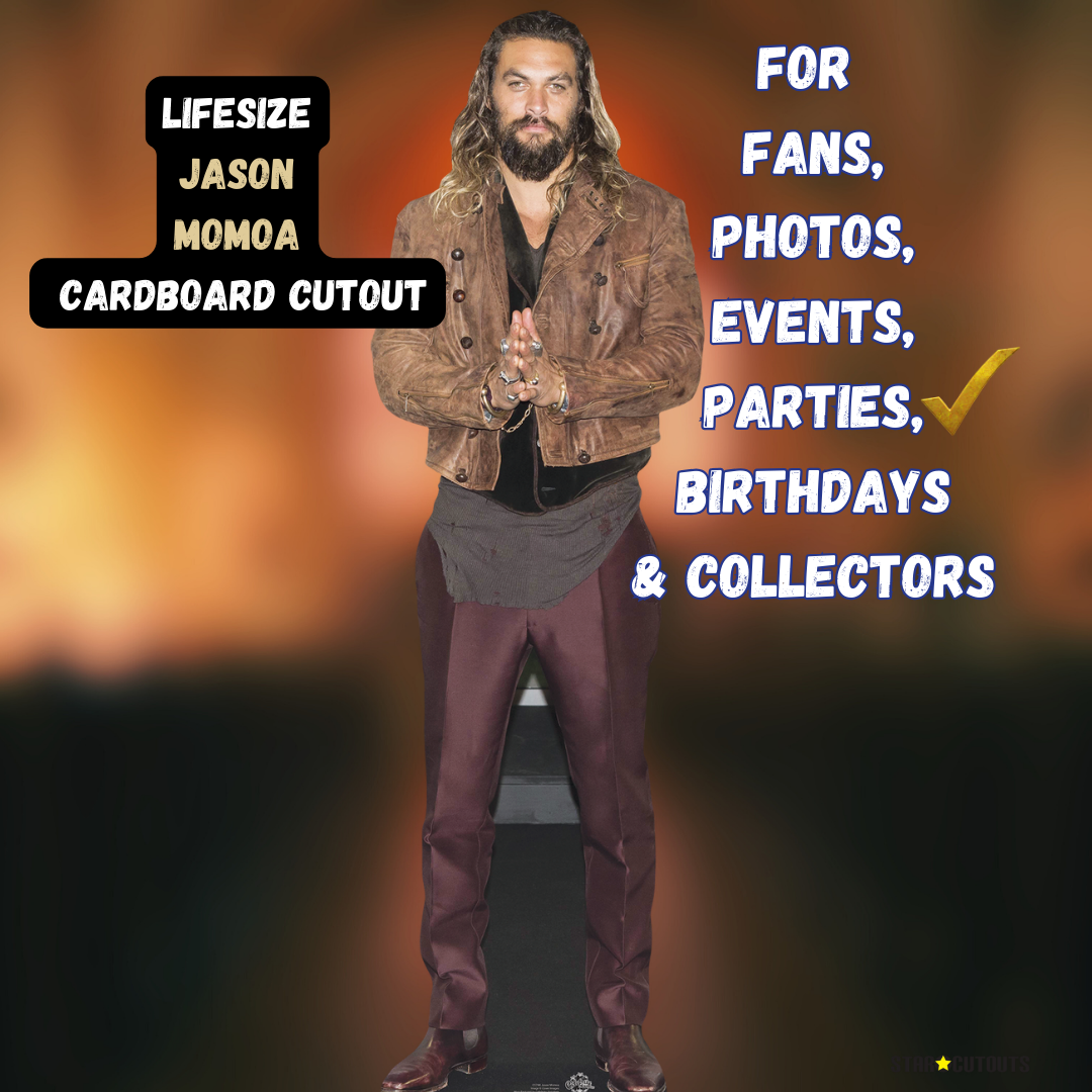 CS744 Jason Momoa Height 192cm Lifesize Cardboard Cut Out With Mini