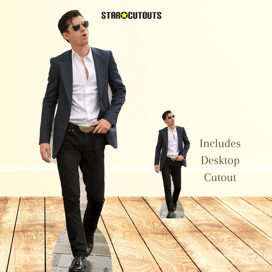 CS945 Alex Turner Height 173cm Lifesize Cardboard Cut Out With Mini - mycardboardcutout