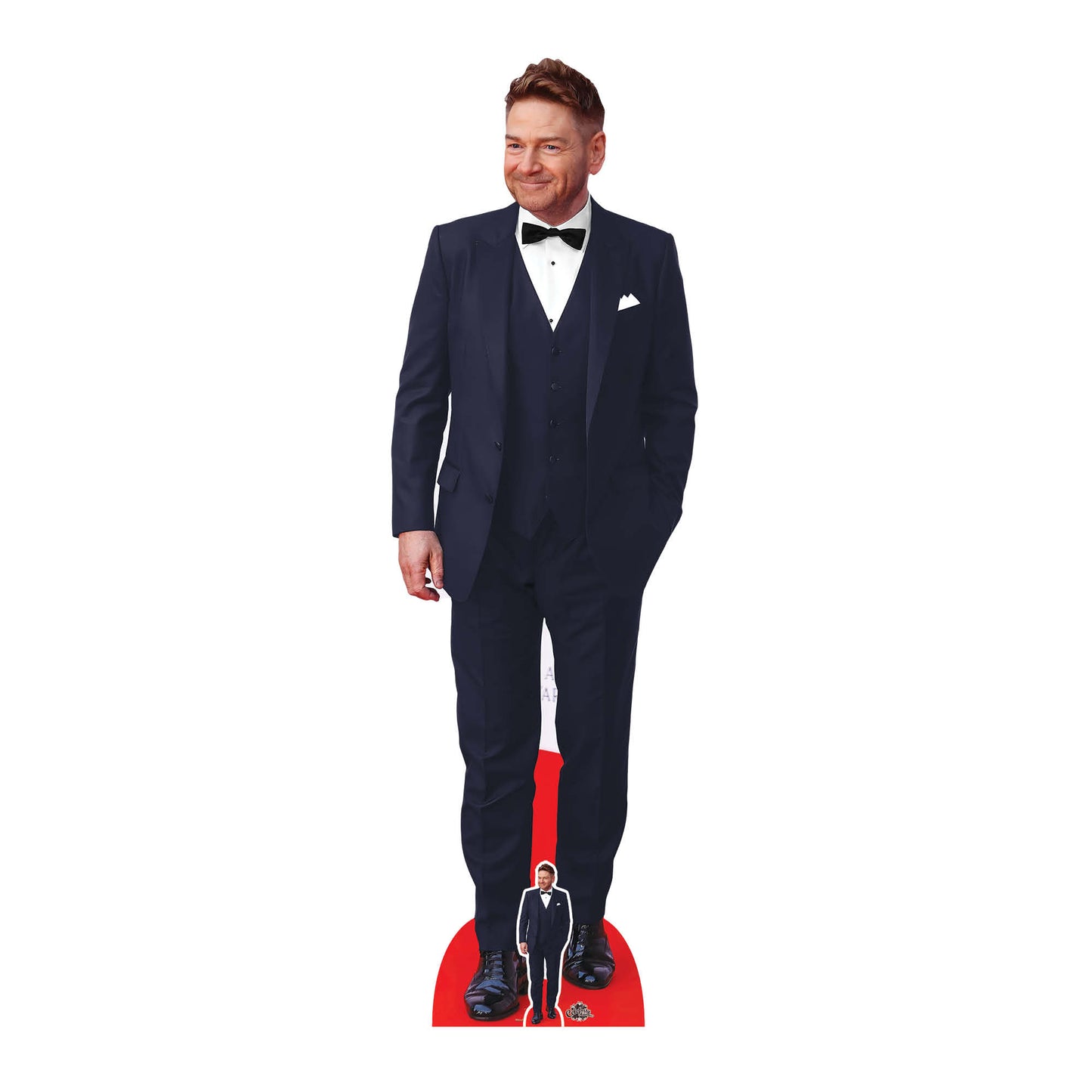 CS977 Kenneth Branagh Height 178cm Lifesize Cardboard Cut Out With Mini