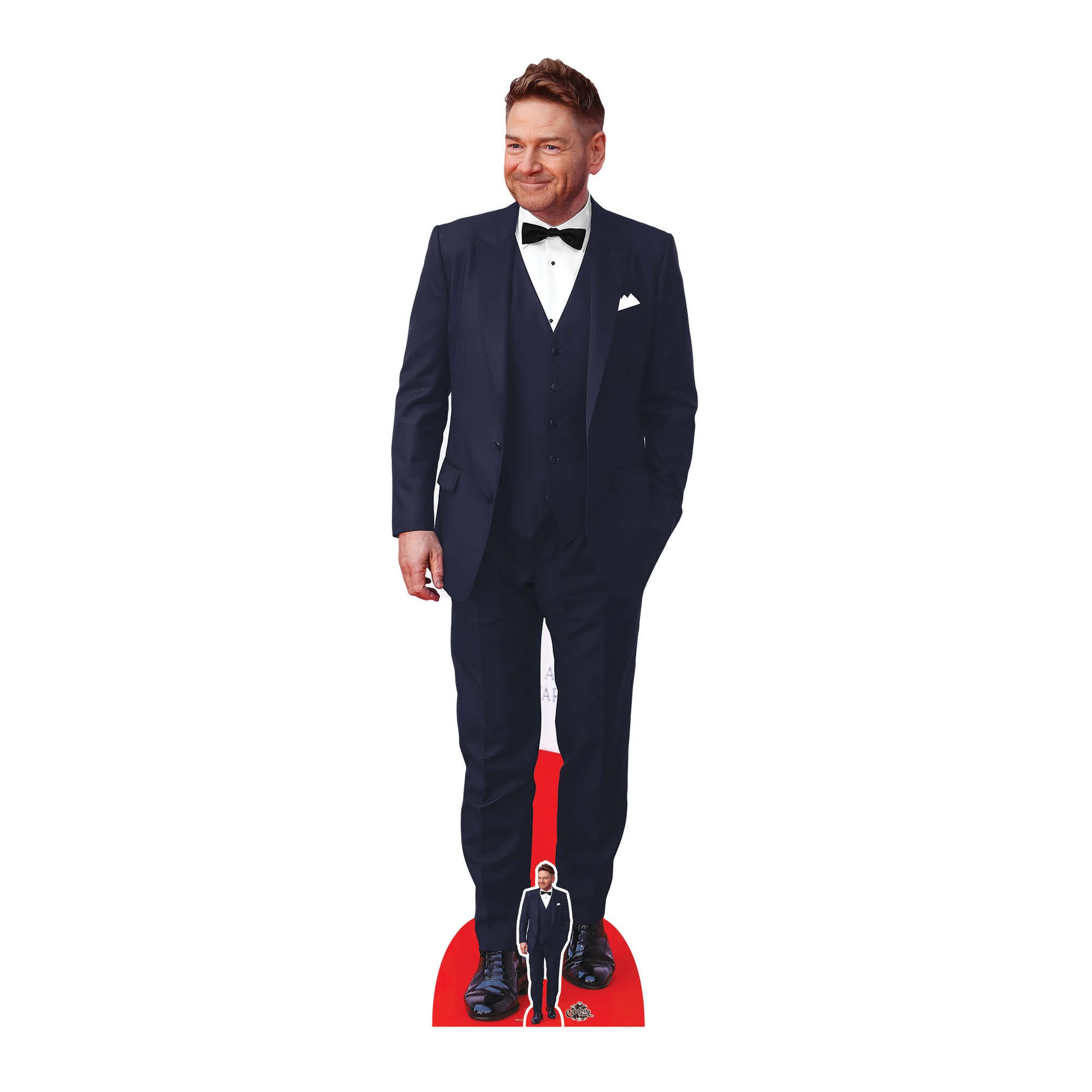 CS977 Kenneth Branagh Height 178cm Lifesize Cardboard Cut Out With Mini - mycardboardcutout