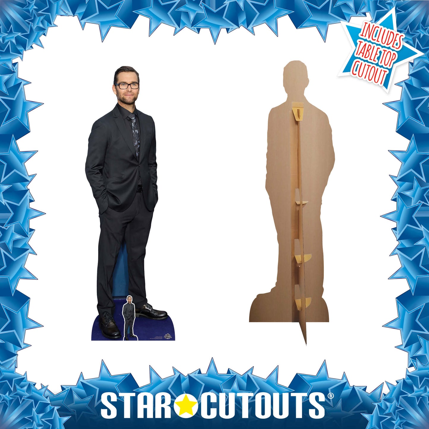 CS998 Antony Starr Height 181cm Lifesize Cardboard Cut Out With Mini - mycardboardcutout