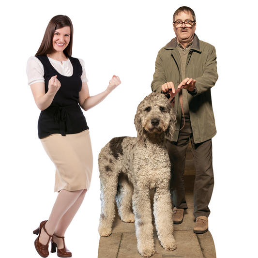 Jim and Milson Dog Mark Heap Friday Night Dinner Cardboard Cutout - mycardboardcutout