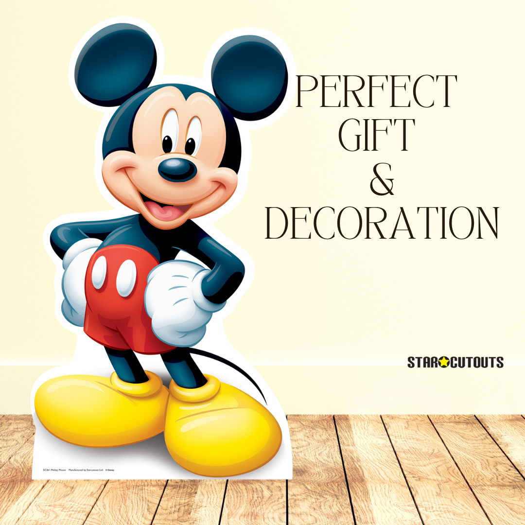 Mickey Mouse Star Mini Cut-out Cardboard Cut Out Height 88cm
