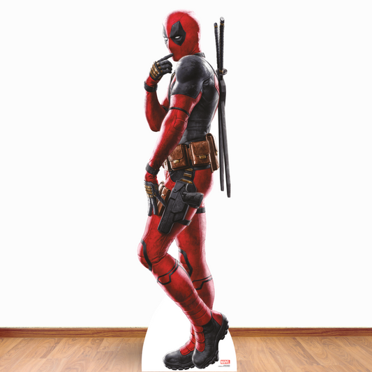 SC4469	Deadpool Ryan Reynolds Cardboard Cutout Height 189cm