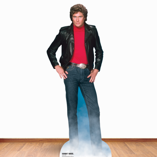 Michael Knight David Hasselhoff Knight Rider Cardboard Cutout