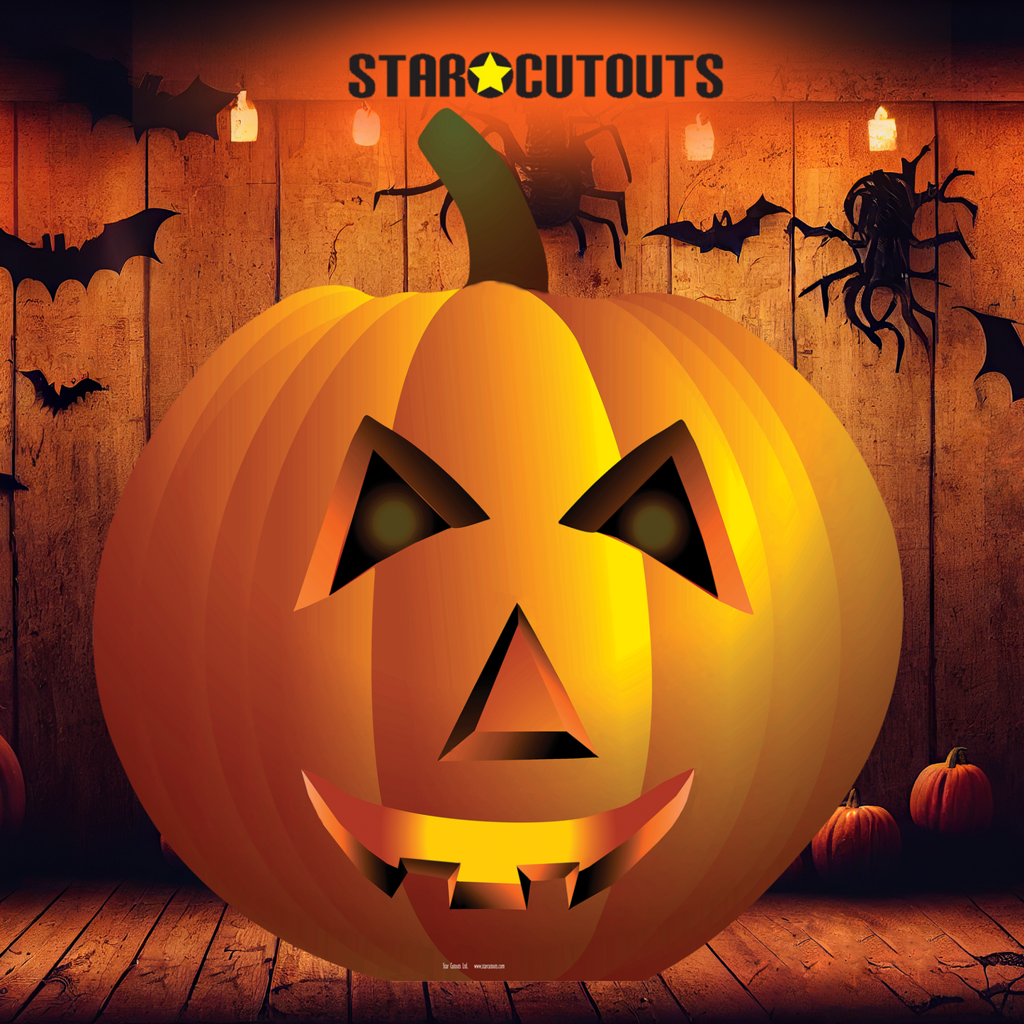 Pumpkin Cardboard Cutout Lifesize - mycardboardcutout