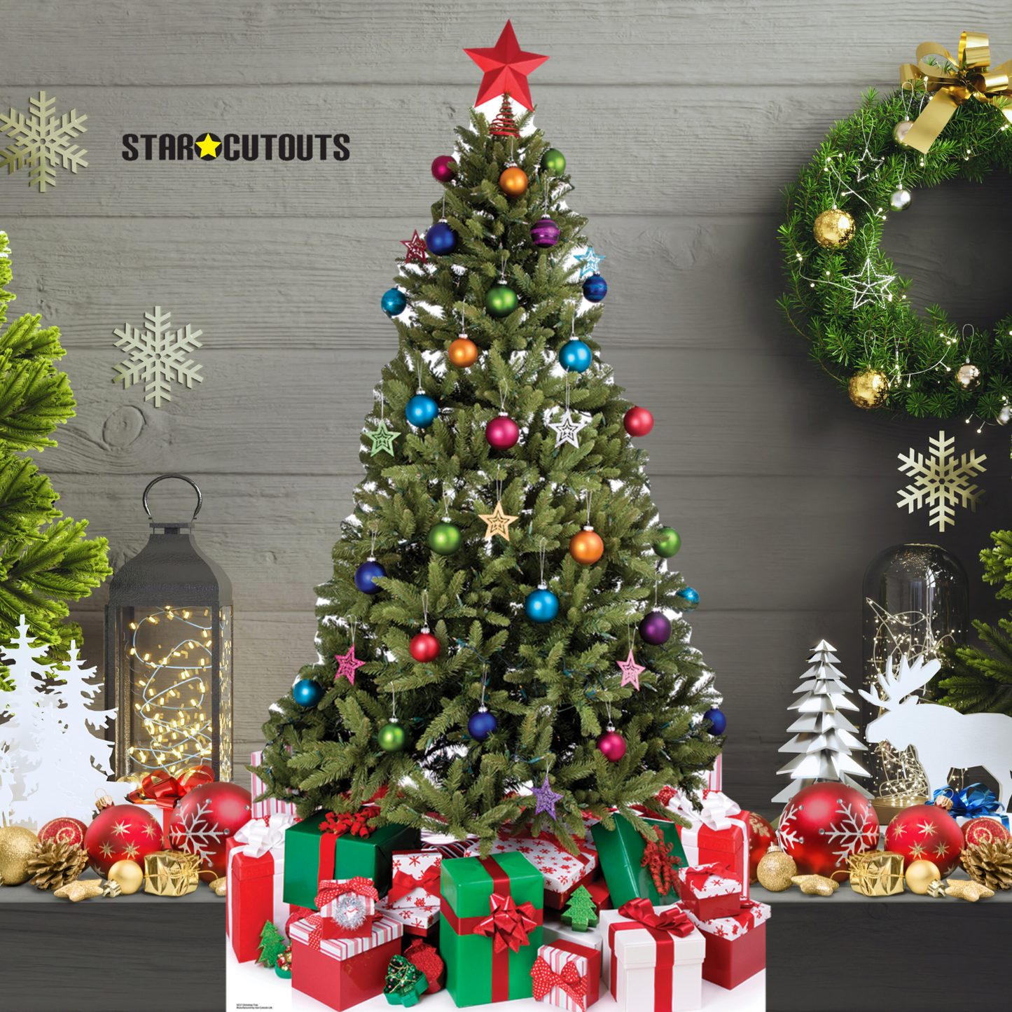 Christmas Tree Cardboard Cutout - mycardboardcutout