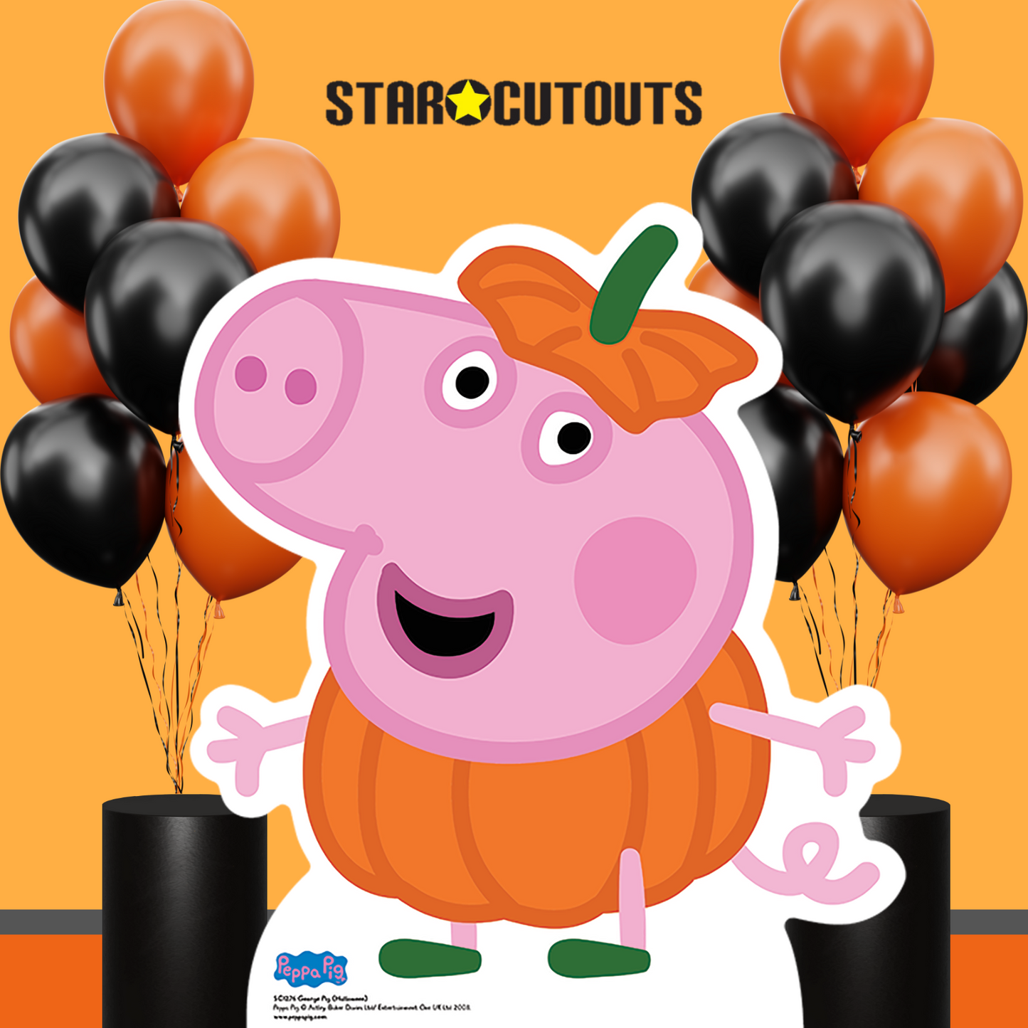 George Pig Peppa Pig Halloween Cardboard Cutout - mycardboardcutout