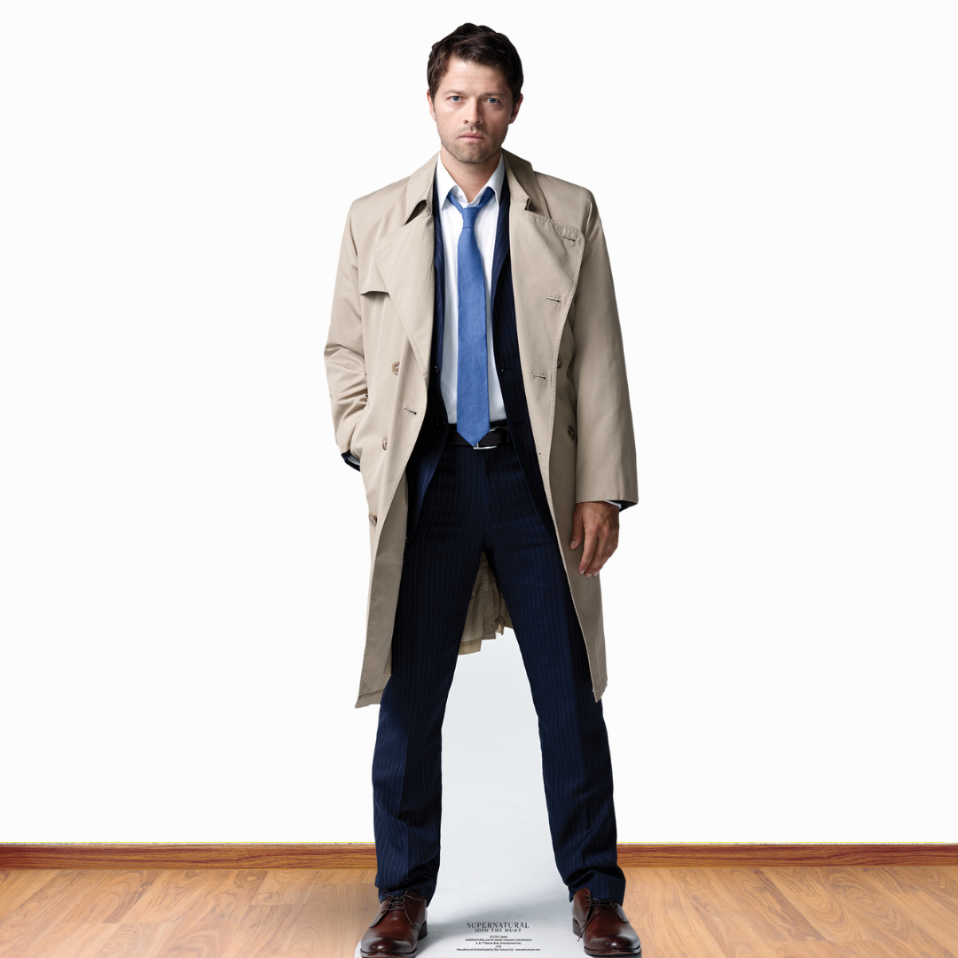 Castiel Supernatural Angel Misha Collins Cardboard Cutout Lifesize