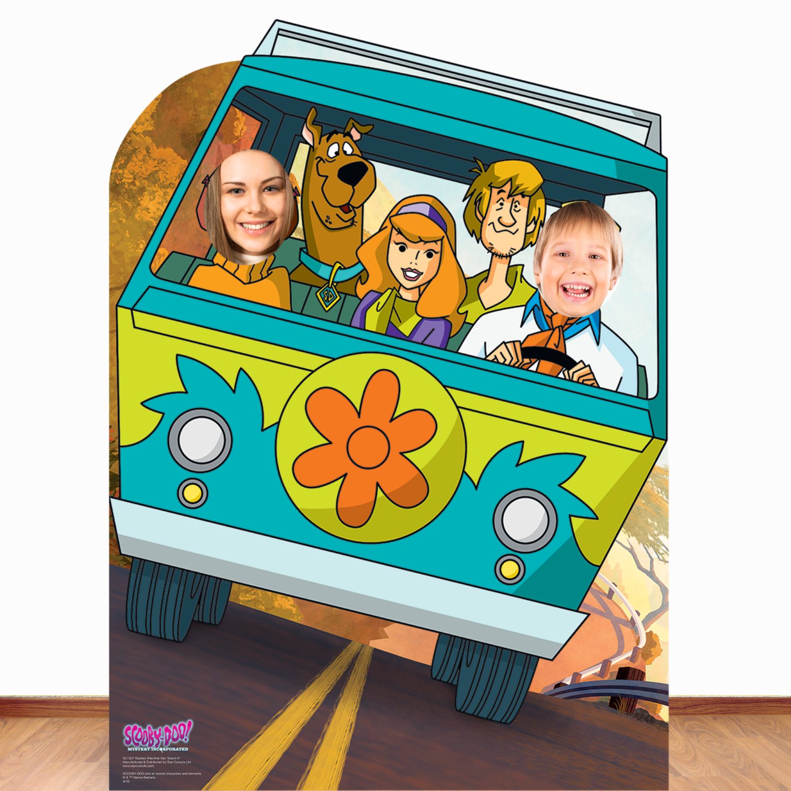 Scooby Doo Adventures Mystery Machine Van StandIn Cardboard Cutout Lifesize - mycardboardcutout