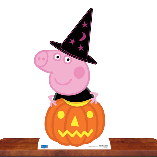Peppa Pig Pumpkin and Magical Hat Halloween Cardboard Cutout - mycardboardcutout