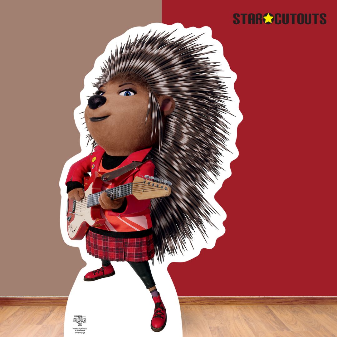 Ash  Porcupine Sing 2 Cardboard Cutout Official