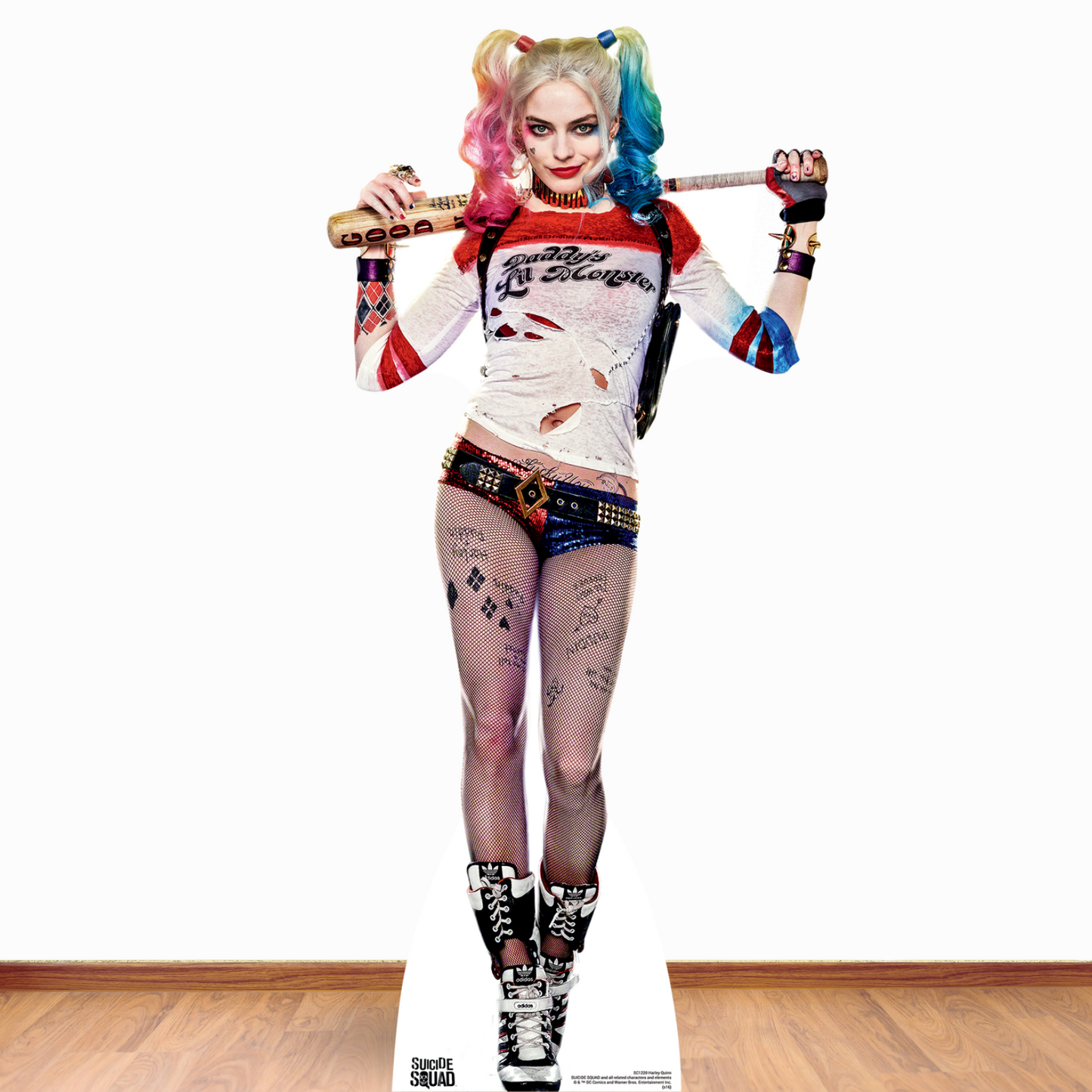 SC1220 Harley Quinn Margot Robbie Cardboard Cut Out Height 171cm