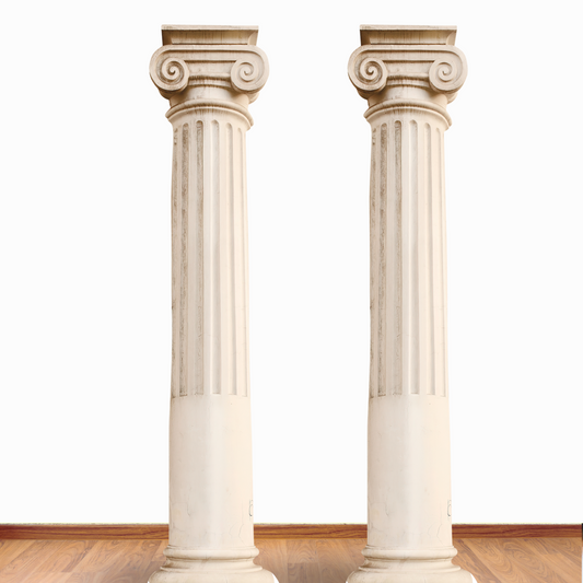 Two Roman Pillars Cardboard Cutout