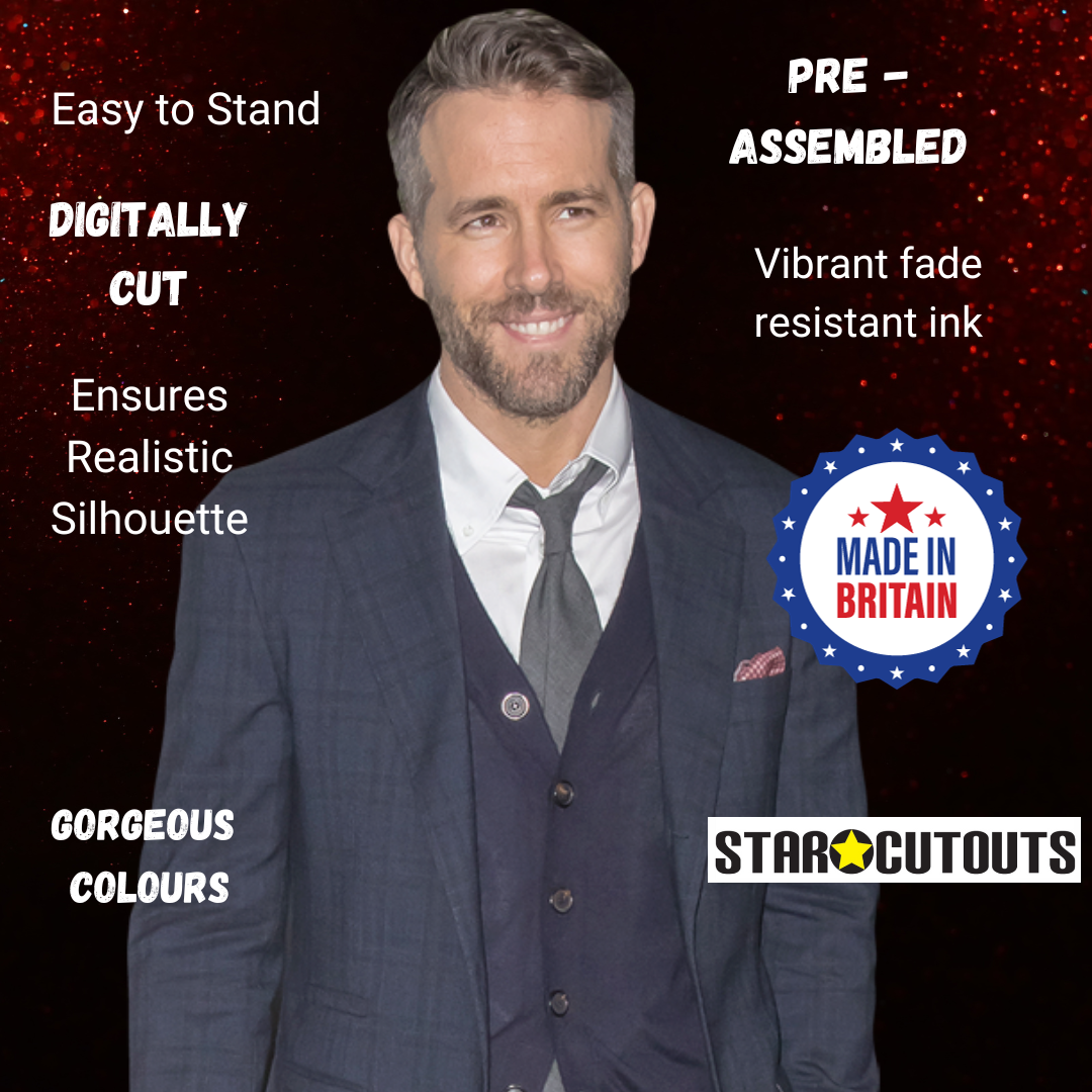 CS704 Ryan Reynolds Smart Casual Suit Height 188cm