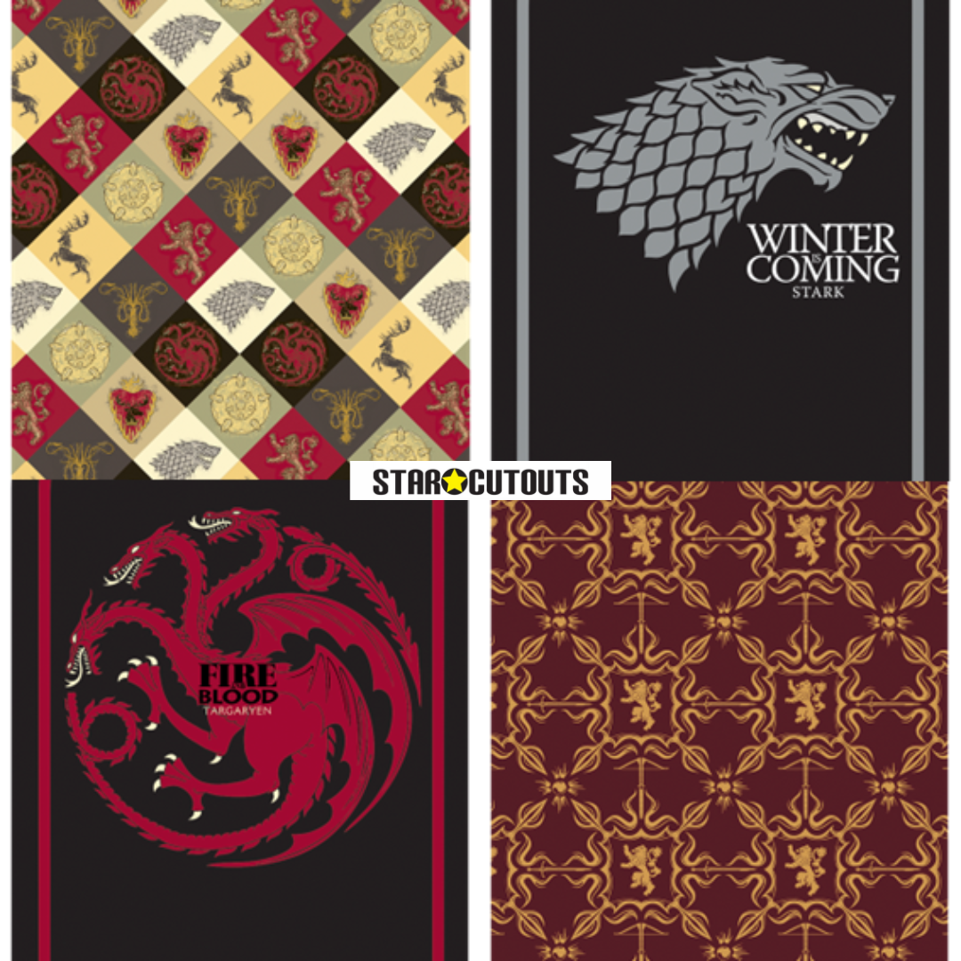 SC4539 Game of Thrones Lannister Pattern Backdrop  Cardboard Cut Out Height 185cm