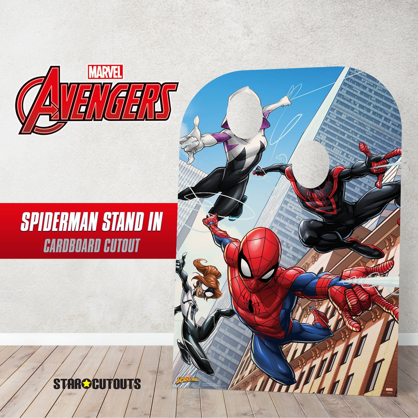 Ultimate Spider-Man Stand-In Cardboard Cut Out Height 136cm