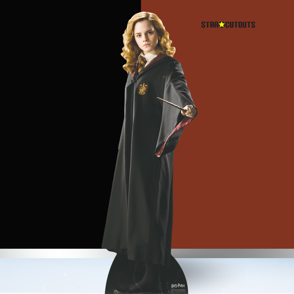 Hermione Granger Hogwarts School of Witchcraft and Wizardry Uniform Cardboard Cutout Lifesize - mycardboardcutout