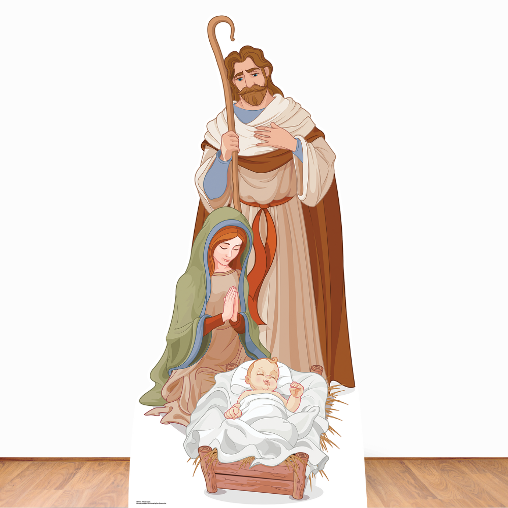 Christmas Nativity Scene Cardboard Cutout