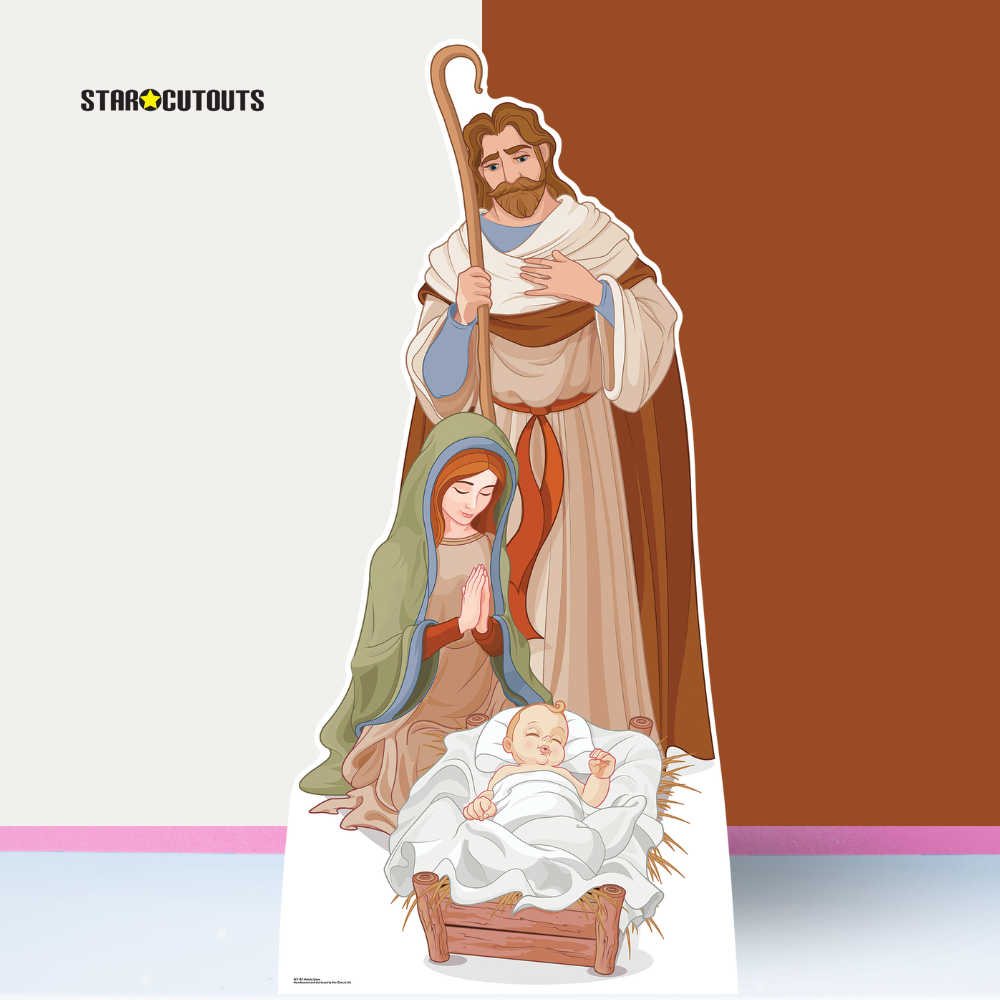 Christmas Nativity Scene Cardboard Cutout