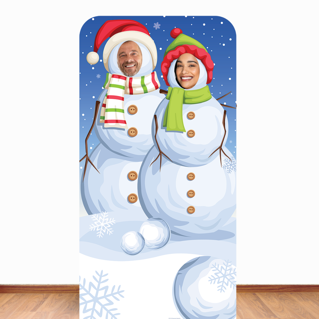 Snowmen Stand-In Cardboard Cutout