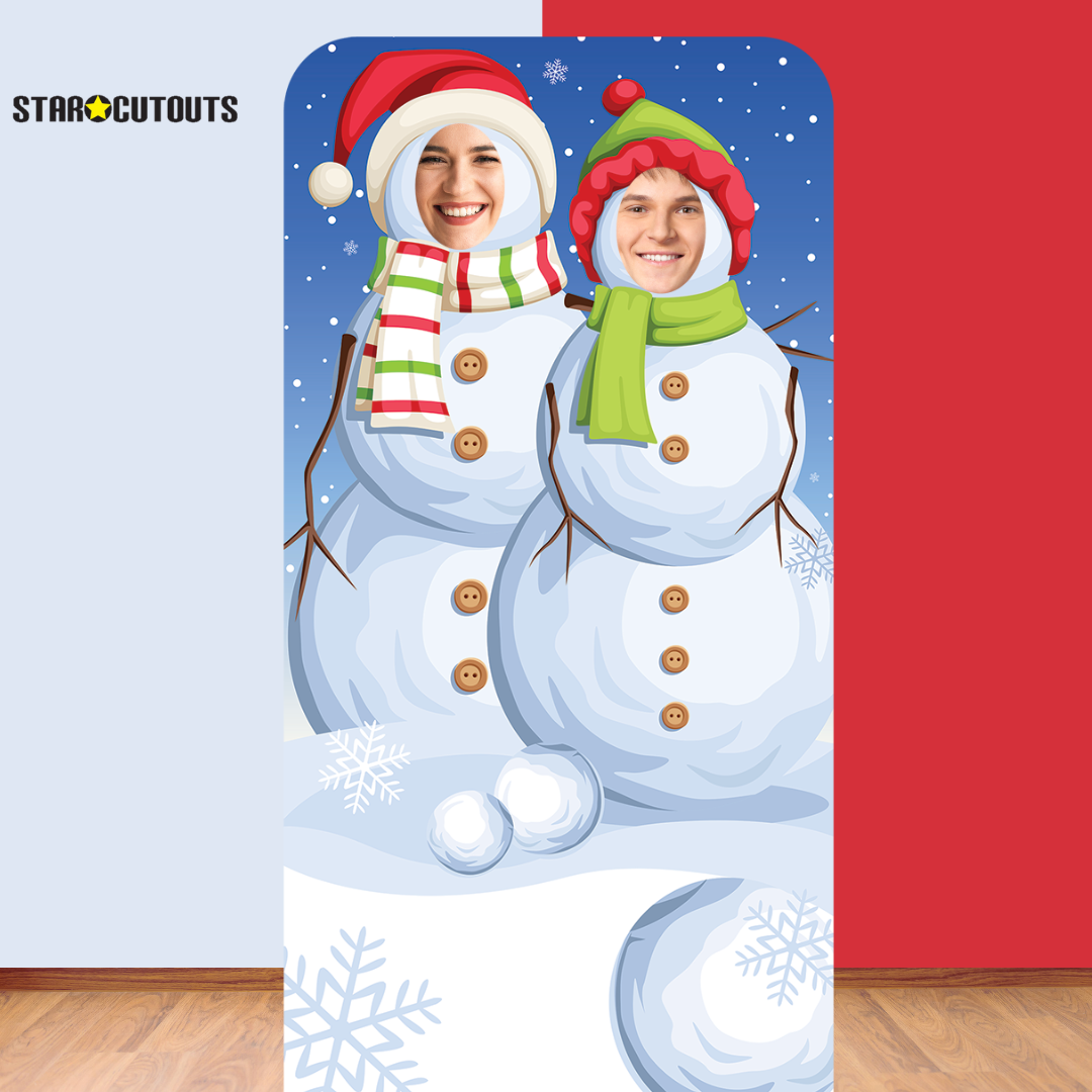 Snowmen Stand-In Cardboard Cutout