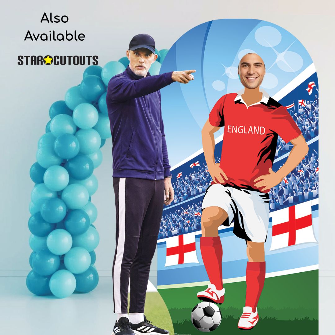 SC1164 England World Tournament Football Stand-In Cardboard Cutout