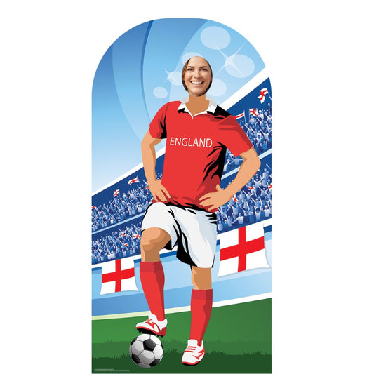 SC1164 England World Tournament Football Stand-In Cardboard Cutout