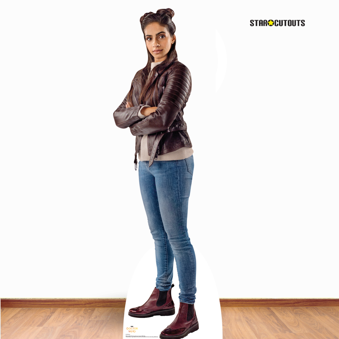 SC1198 Mandip Gill Yasmin Lifesize Cardboard Cutout Doctor Who Cardboard Cutout - mycardboardcutout