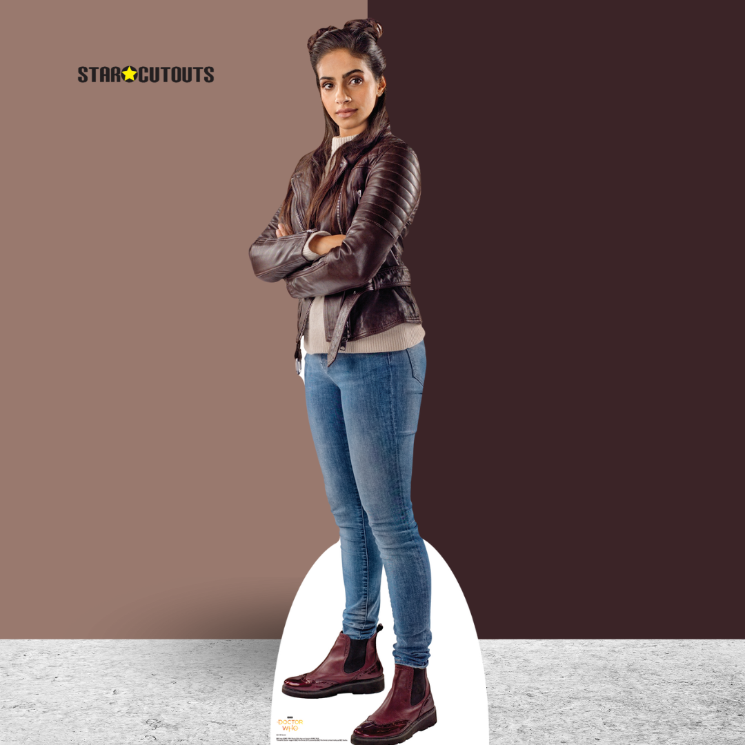 SC1198 Mandip Gill Yasmin Lifesize Cardboard Cutout Doctor Who Cardboard Cutout - mycardboardcutout