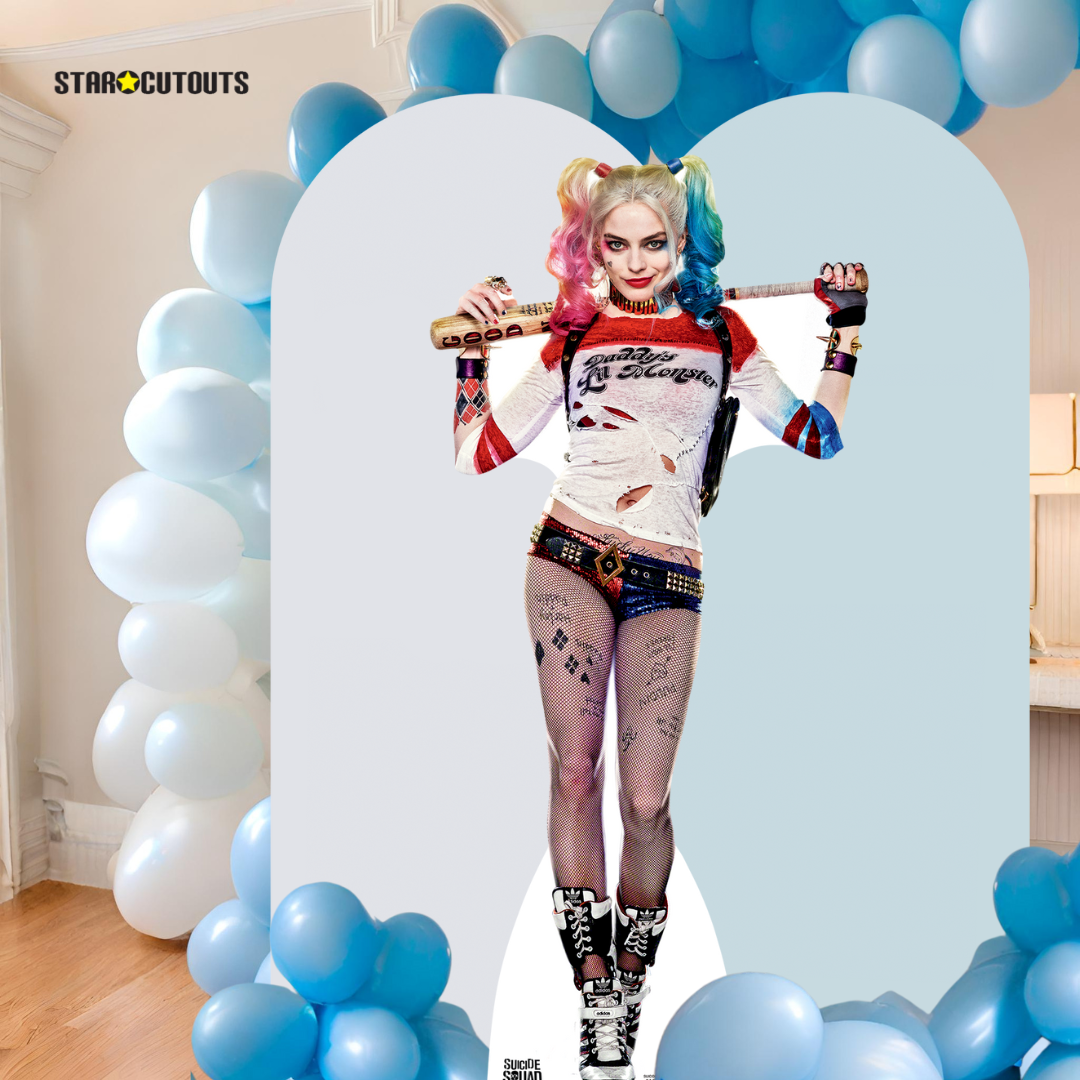 SC1220 Harley Quinn Margot Robbie Cardboard Cut Out Height 171cm