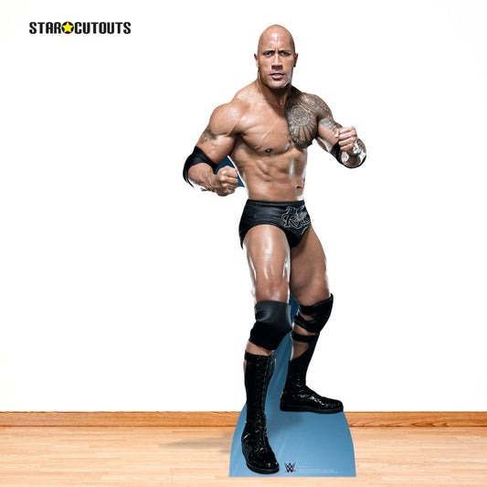 The Rock Dwayne Johnson WWE Cardboard Cutout Lifesize