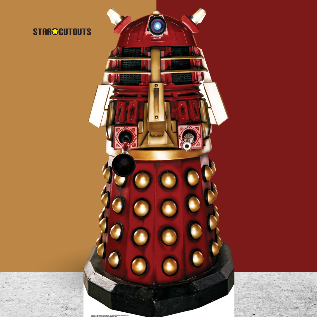 Supreme Dalek Red Dalek Cardboard Cutout