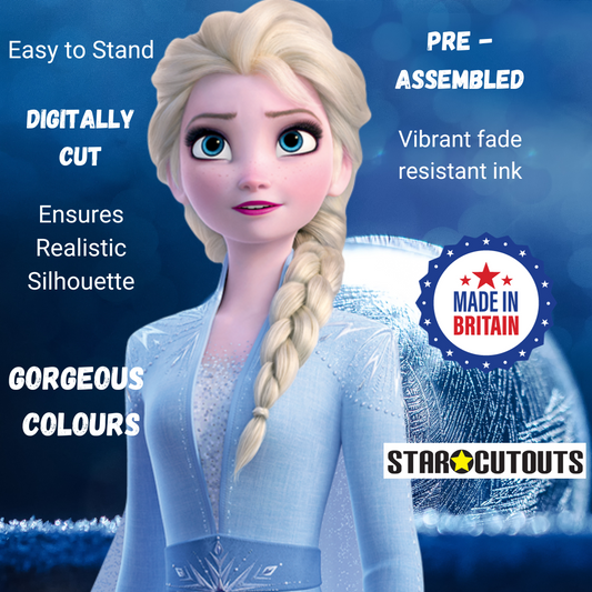 Elsa Princess Frozen Cardboard Cutout