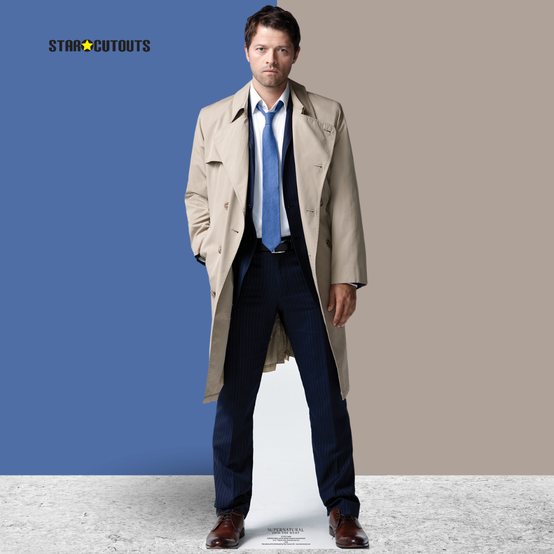 Castiel Supernatural Angel Misha Collins Cardboard Cutout Lifesize - mycardboardcutout