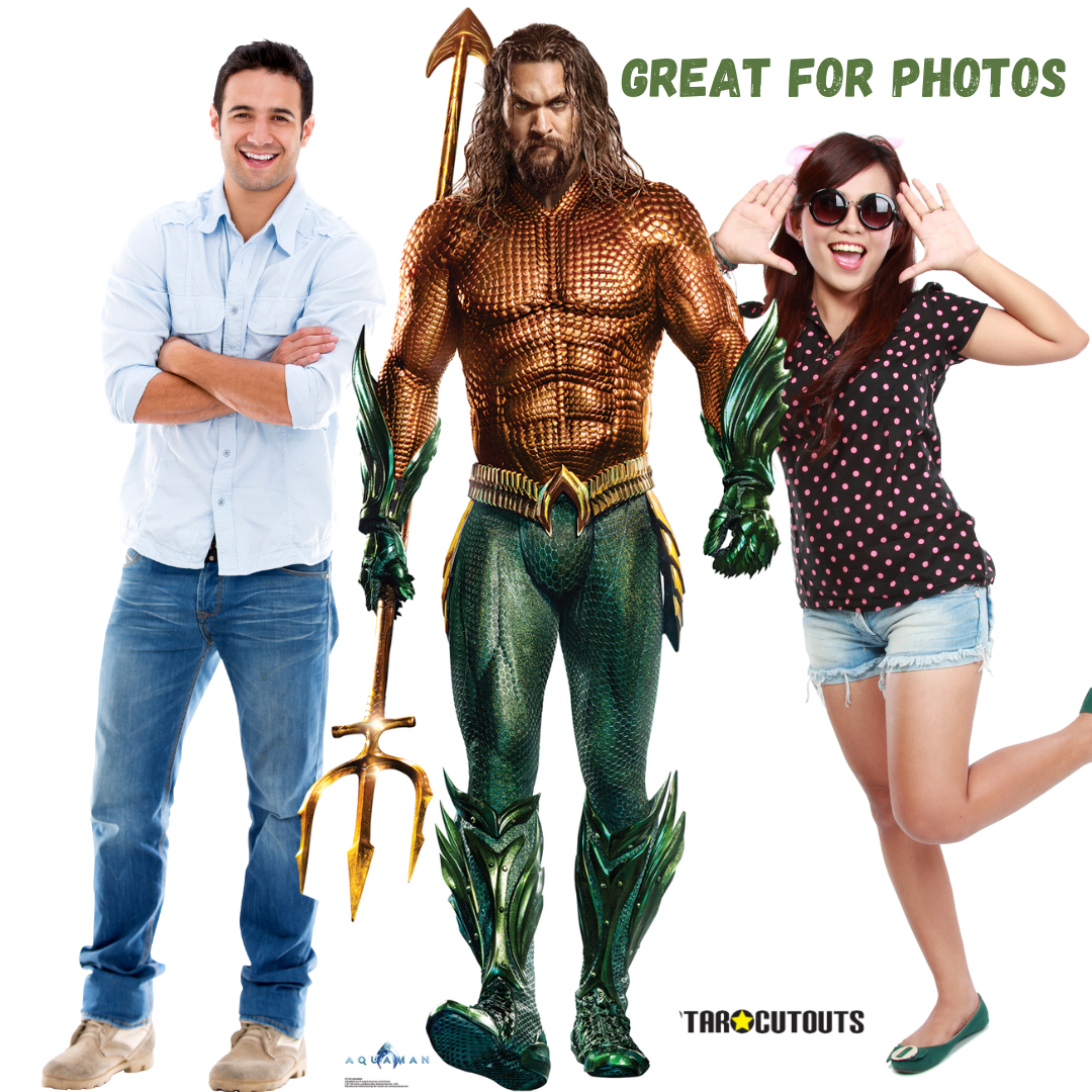 Aquaman Jason Momoa Cardboard Cutout - mycardboardcutout