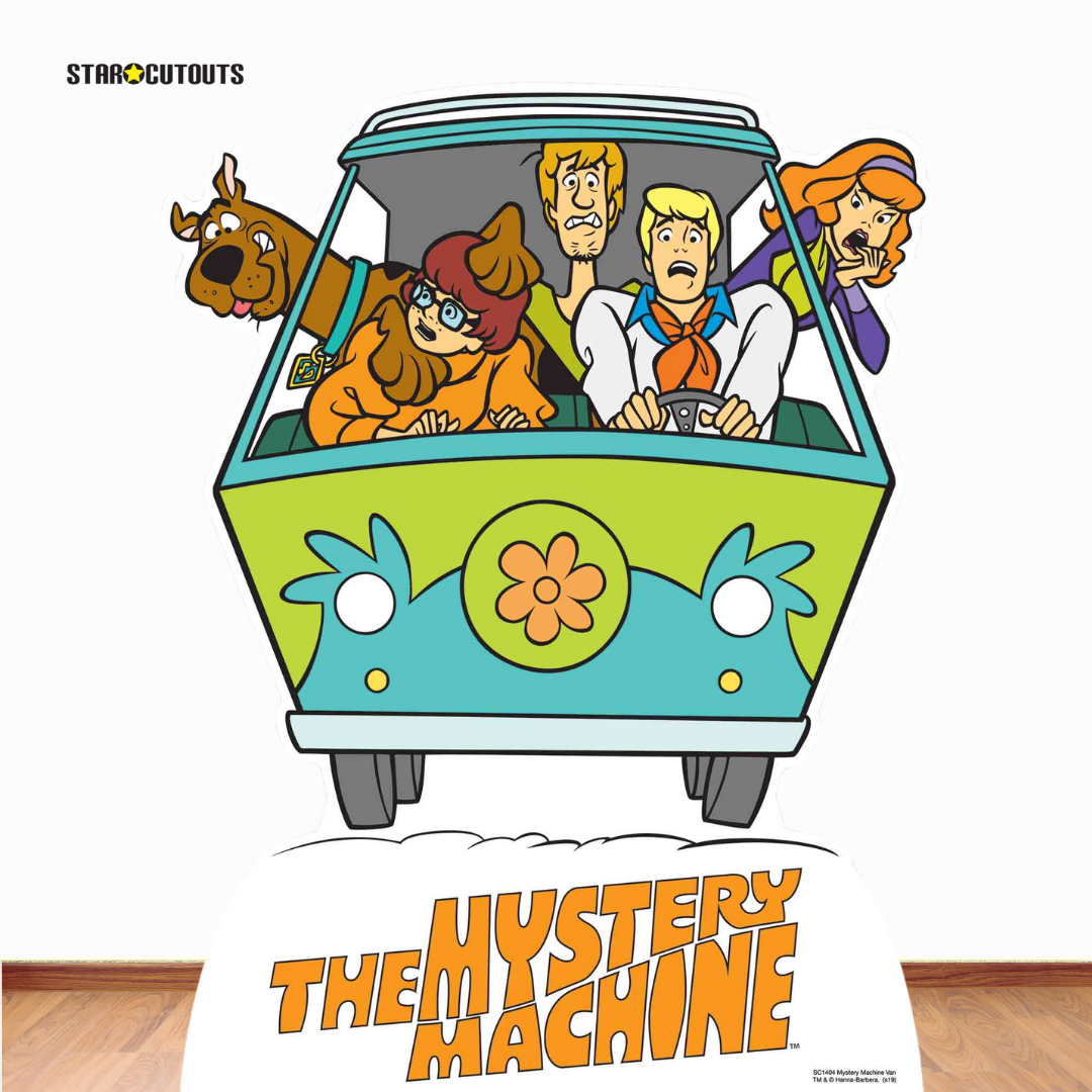 Freds Mystery Machine Van Scooby Doo Small Cardboard Cutout - mycardboardcutout