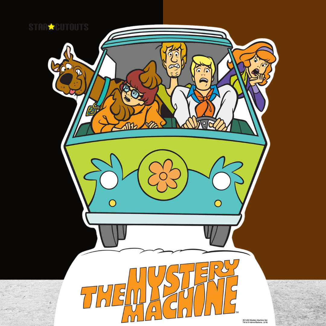 Freds Mystery Machine Van Scooby Doo Small Cardboard Cutout - mycardboardcutout