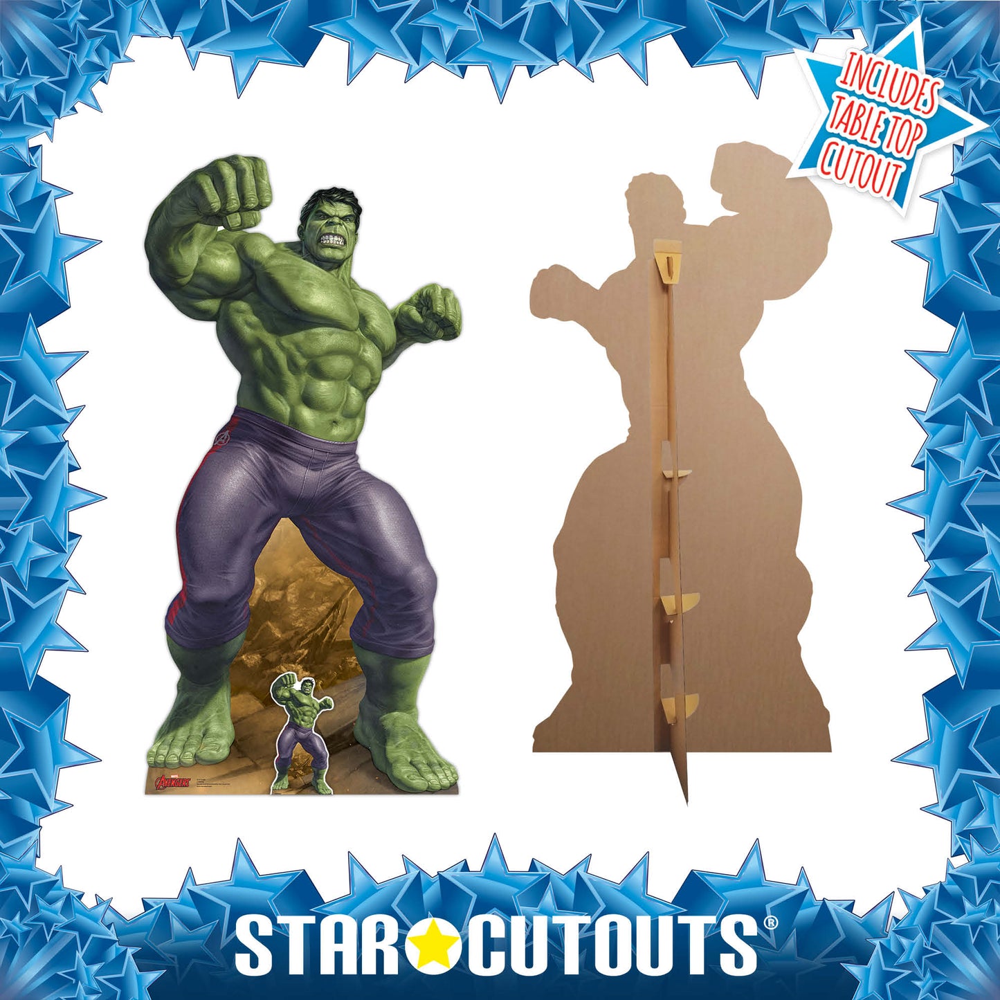The Incredible Hulk Comic Book  Cardboard Cut Out Height 190cm